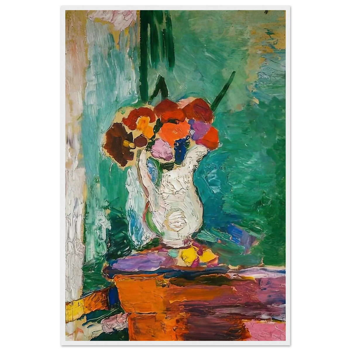 FLOWERS 1907 Framed Poster | Henri Matisse Framed Prints Wall Art | Henri Matisse Print