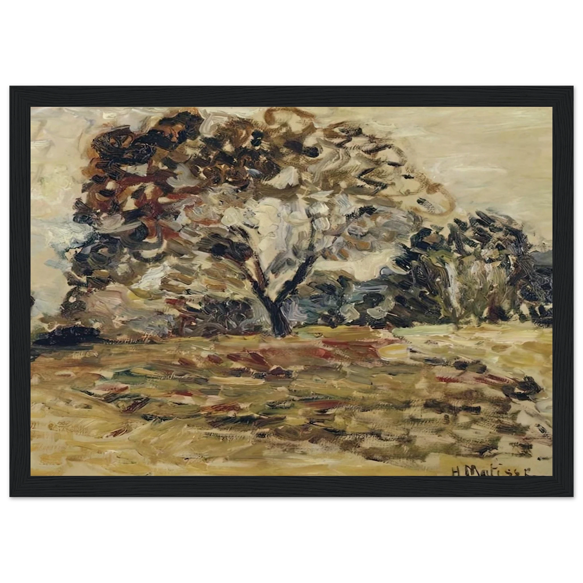 LANDSCAPE OF CORSICA 1 Framed Poster | Henri Matisse Framed Prints Wall Art | Henri Matisse Print