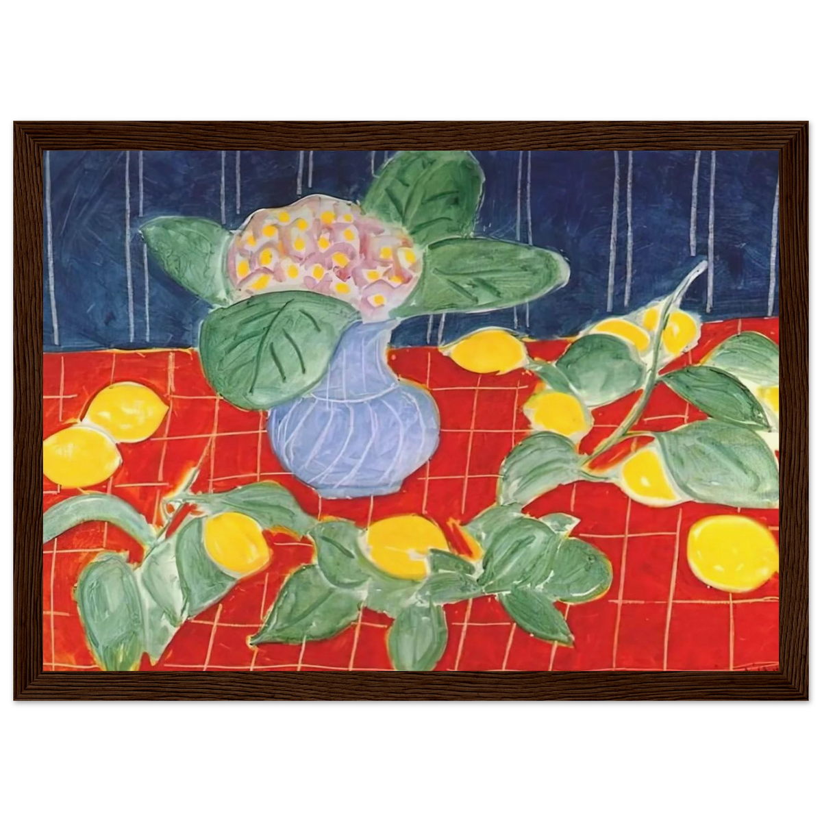 LEMONS AND SAXIFRAGES 1943 Framed Poster | Henri Matisse Framed Prints Wall Art | Henri Matisse Print