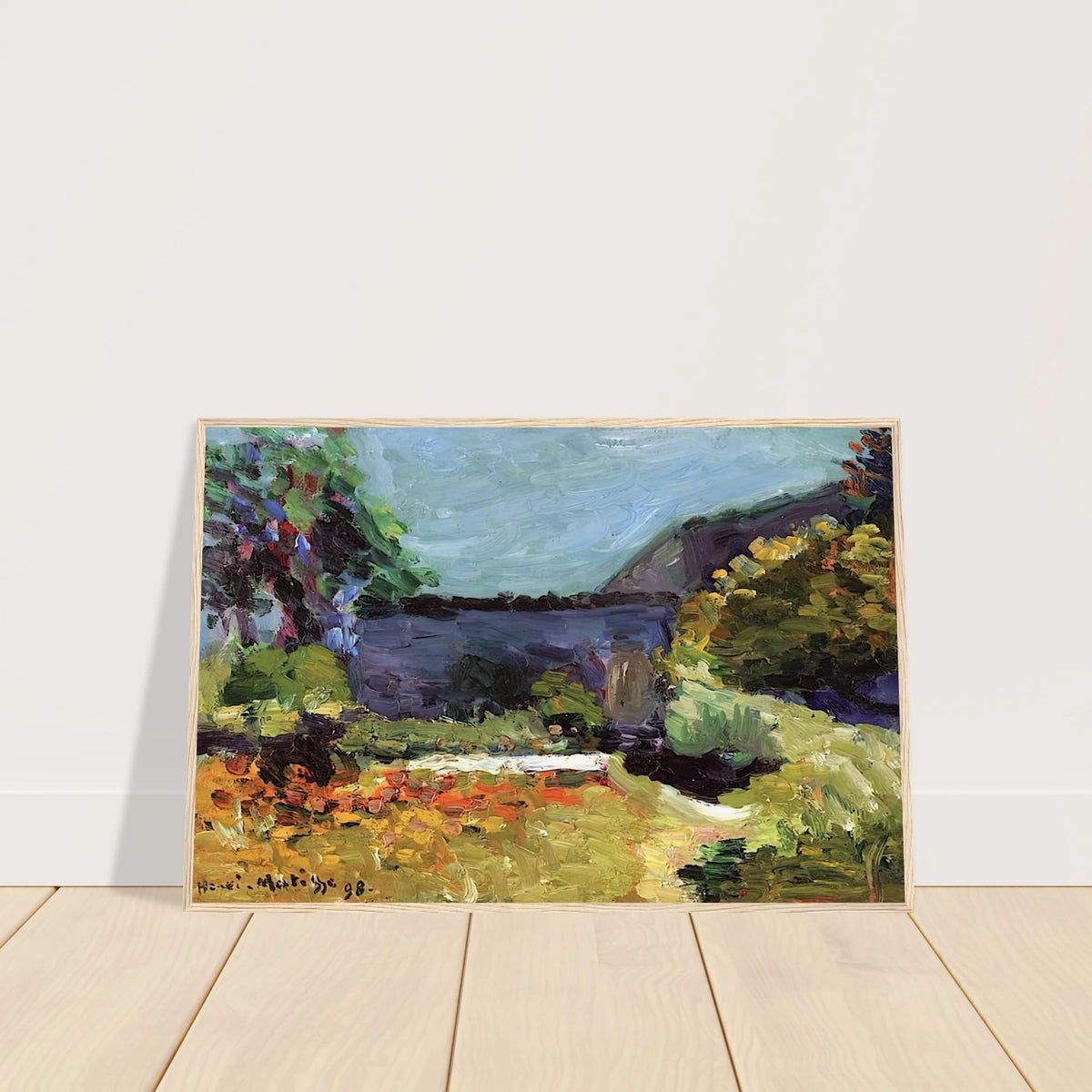 LANDSCAPE 1898 Framed Poster | Henri Matisse Framed Prints Wall Art | Henri Matisse Print