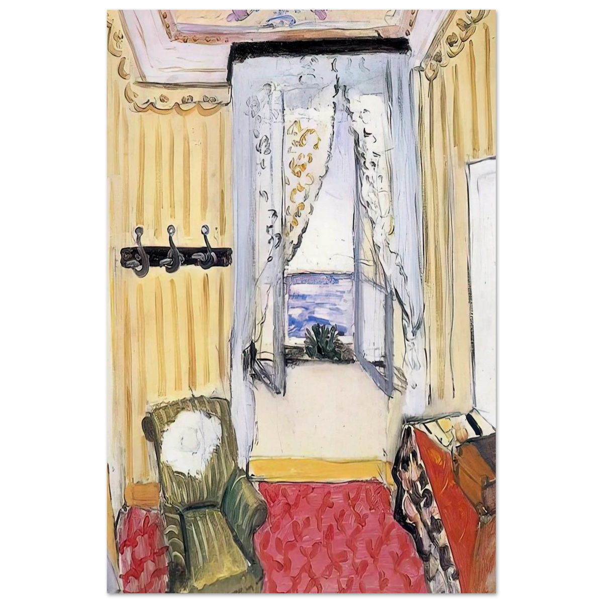 MY ROOM AT THE BEAU RIVAGE 1918 Poster | Henri Matisse Poster | Henri Matisse Print