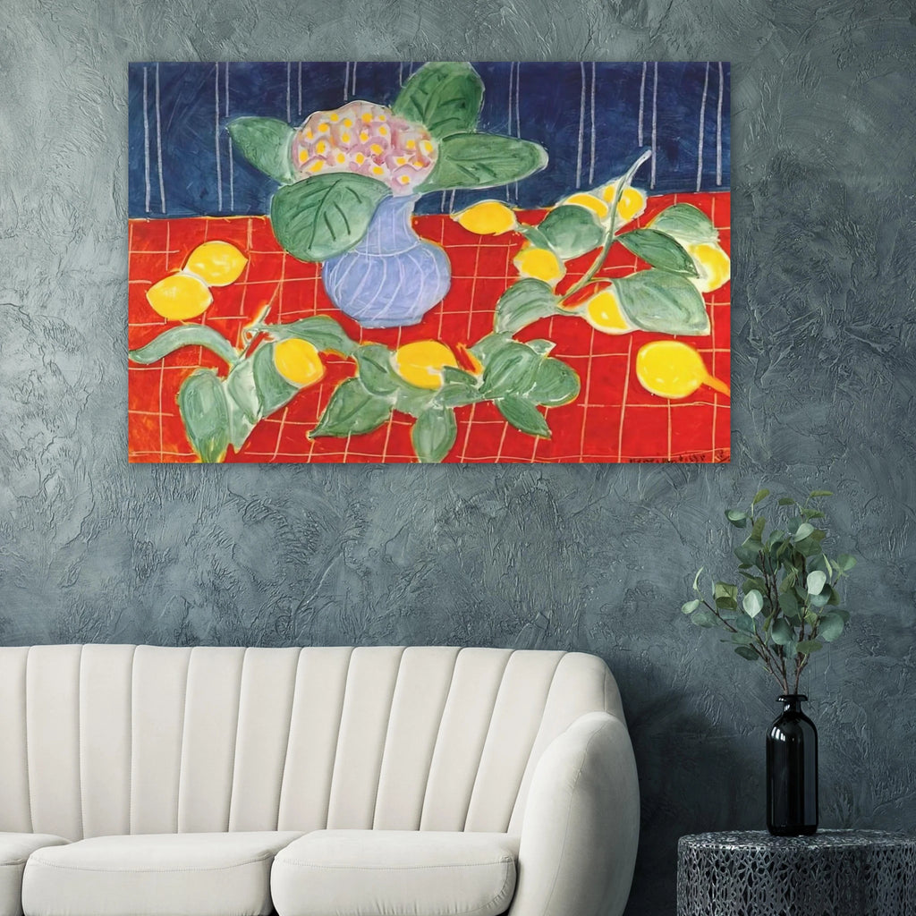 LEMONS AND SAXIFRAGES 1943 Poster | Henri Matisse Poster | Henri Matisse Print