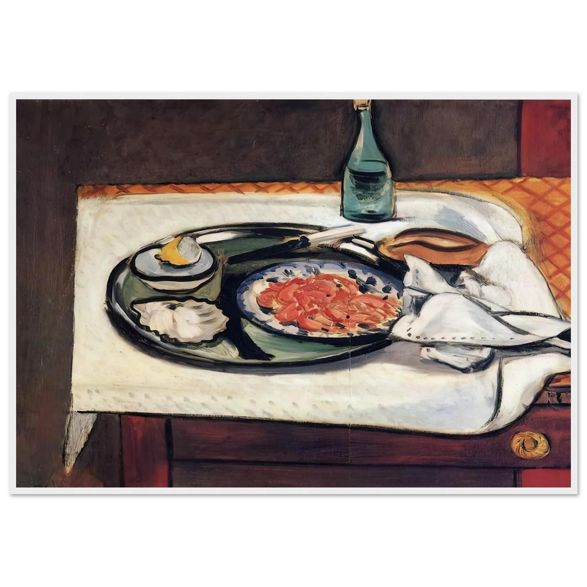 PINK SHRIMP 1921 Framed Poster | Henri Matisse Framed Prints Wall Art | Henri Matisse Print