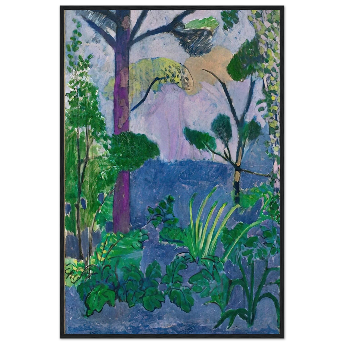 ACANTHUS MOROCCAN LANDSCAPE 1912 Framed Poster | Henri Matisse Framed Prints Wall Art | Henri Matisse Print