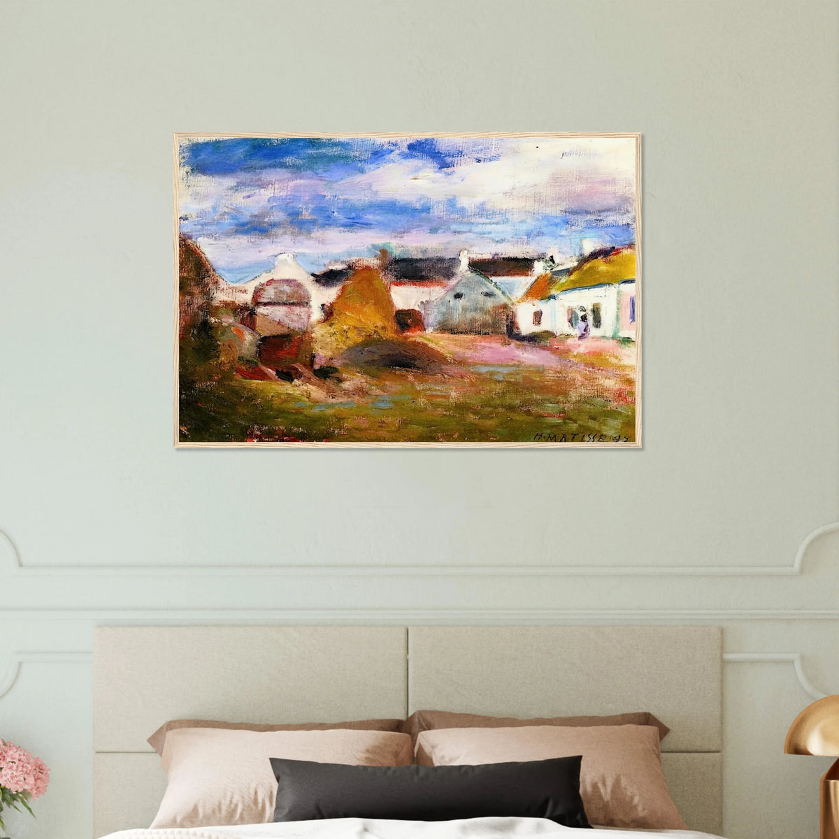 FARMYARD IN BRITTANY 1897 Framed Poster | Henri Matisse Framed Prints Wall Art | Henri Matisse Print