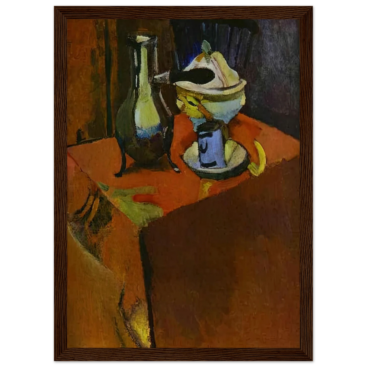 DISHES ON A TABLE 1900 Framed Poster | Henri Matisse Framed Prints Wall Art | Henri Matisse Print
