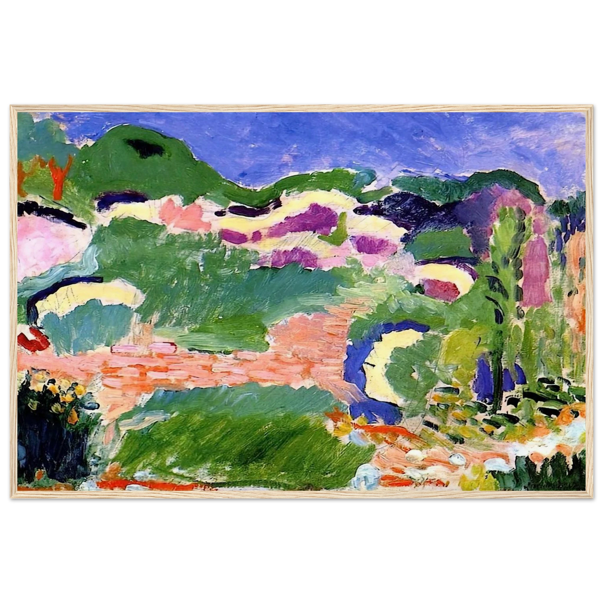 LES GENETS 1905 Framed Poster | Henri Matisse Framed Prints Wall Art | Henri Matisse Print
