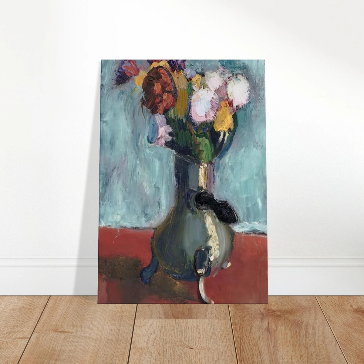 BOUQUET OF FLOWERS IN CHOCOLATE 1902 Canvas | Henri Matisse Canvas | Henri Matisse Print