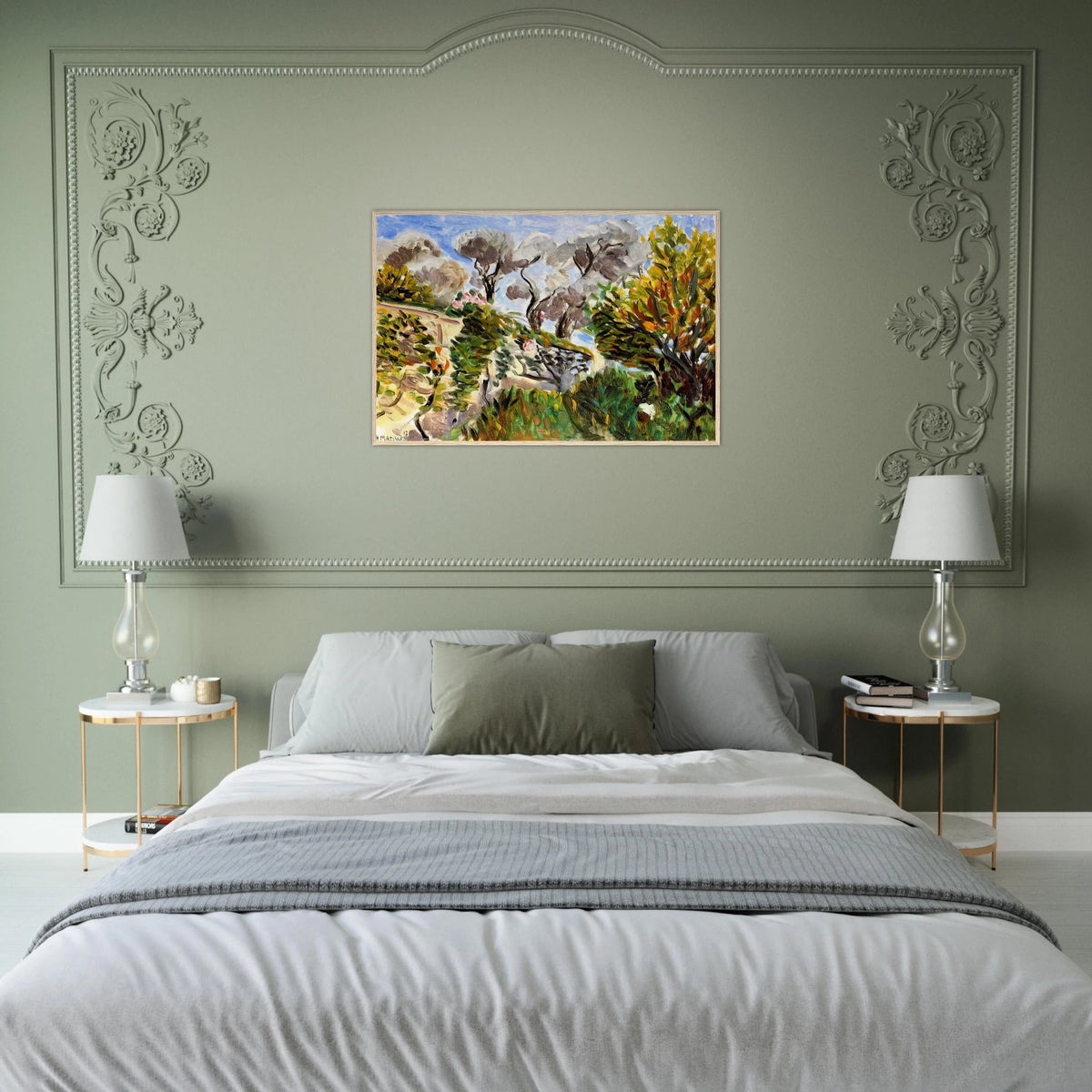 OLIVE TREES RENOIR S GARDEN IN CAGNES 1917 Framed Poster | Henri Matisse Framed Prints Wall Art | Henri Matisse Print