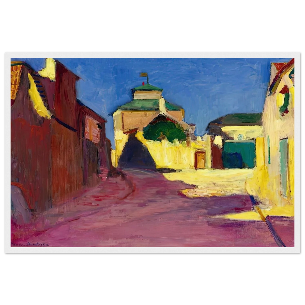 UNE RUE A ARCUEIL 1904 Framed Poster | Henri Matisse Framed Prints Wall Art | Henri Matisse Print