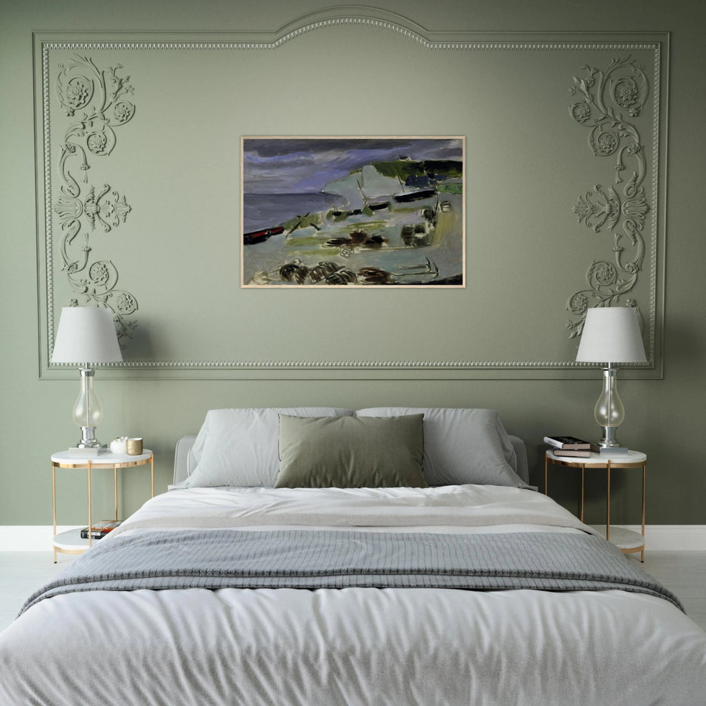 BOATS ON THE BEACH ETRETAT 1920 Framed Poster | Henri Matisse Framed Prints Wall Art | Henri Matisse Print