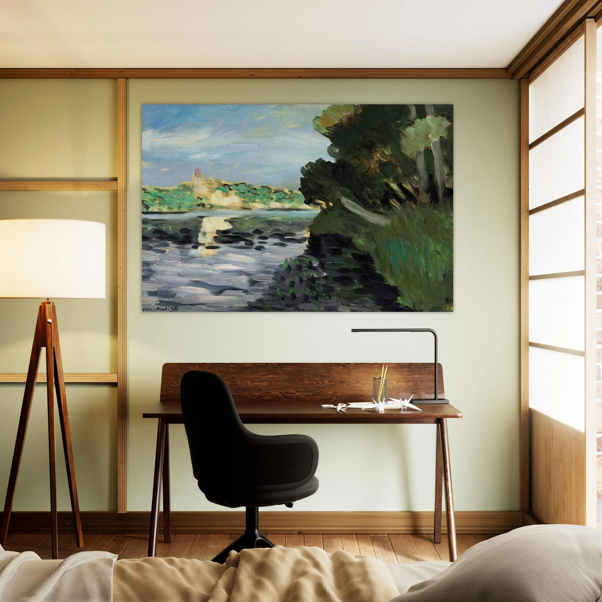 BORDS DE LA SEINE A VETHEUIL 1920 Poster | Henri Matisse Poster | Henri Matisse Print
