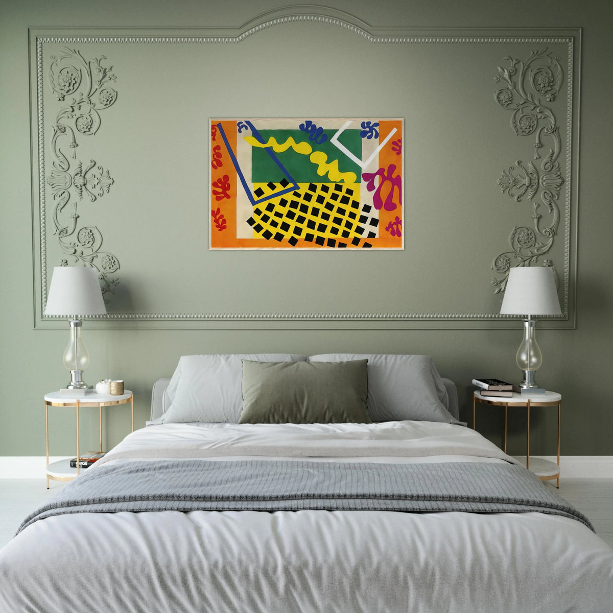 CUT OUTS 3 Framed Poster | Henri Matisse Framed Prints Wall Art | Henri Matisse Print