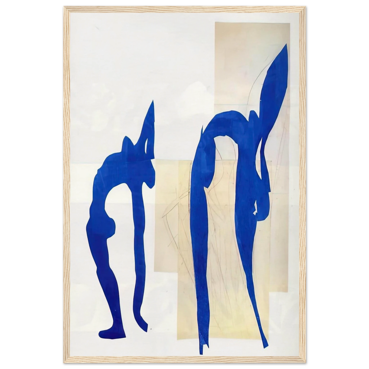 BLUE NUDES Framed Poster | Henri Matisse Framed Prints Wall Art | Henri Matisse Print