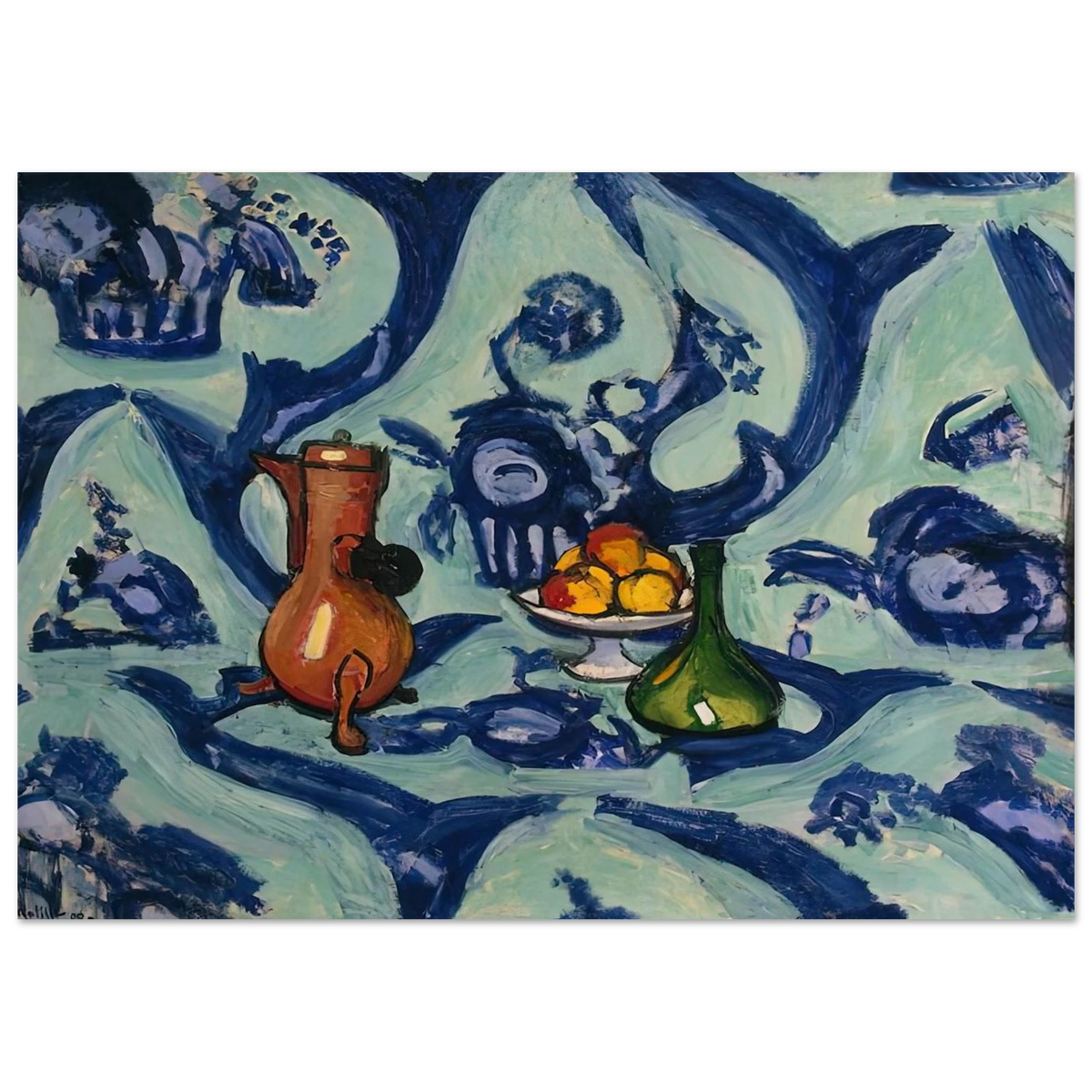 STILL LIFE WITH BLUE TABLECLOTH 1906 Poster | Henri Matisse Poster | Henri Matisse Print