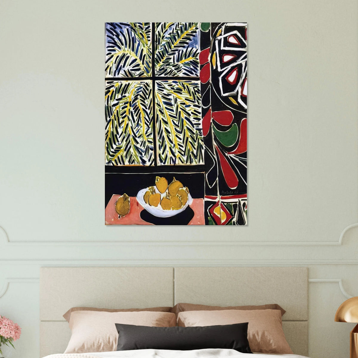 INTERIOR WITH EGYPTIAN CURTAIN 1948 Canvas | Henri Matisse Canvas | Henri Matisse Print