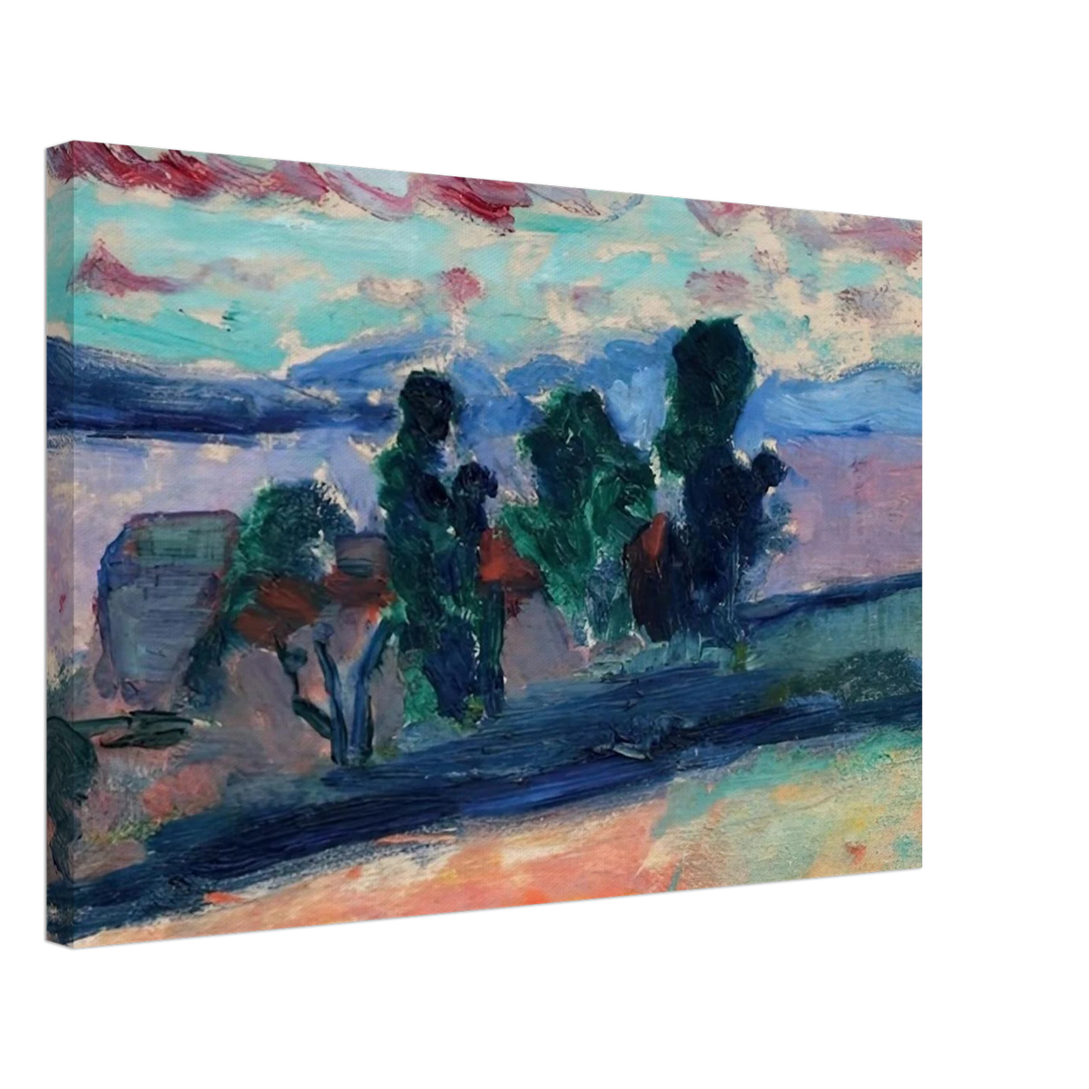 PAYSAGE DE SAINT TROPEZ AU CREPUSCULE 1904 Canvas | Henri Matisse Canvas | Henri Matisse Print