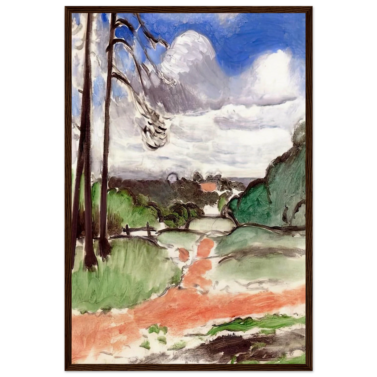 CHALAIS MEUDON 1917 Framed Poster | Henri Matisse Framed Prints Wall Art | Henri Matisse Print
