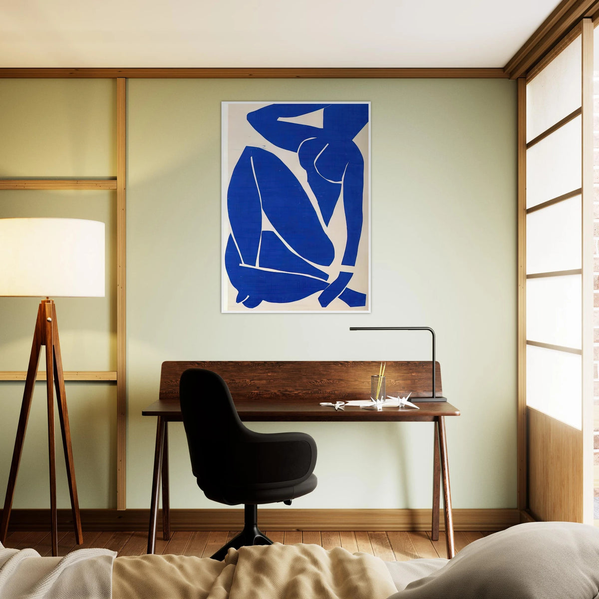 BLUE NUDE Framed Poster | Henri Matisse Framed Prints Wall Art | Henri Matisse Print