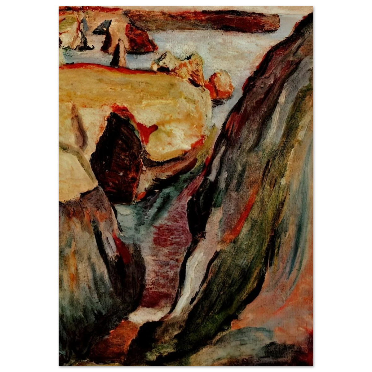 ROCHERS A BELLE ILE 1896 Poster | Henri Matisse Poster | Henri Matisse Print