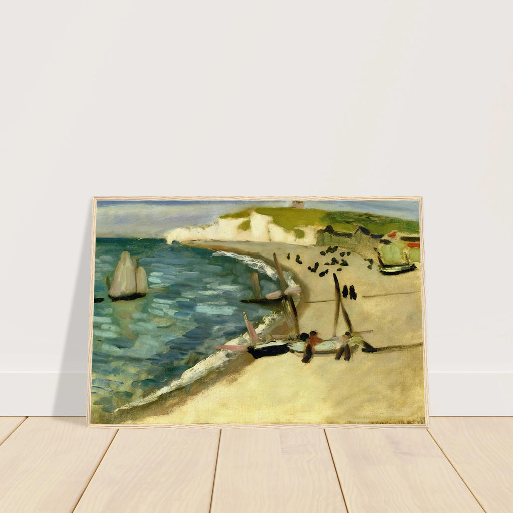 AHT AMONT CLIFFS AT ETRETAT 1920 Framed Poster | Henri Matisse Framed Prints Wall Art | Henri Matisse Print