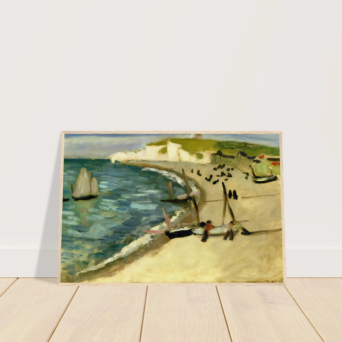 AHT AMONT CLIFFS AT ETRETAT 1920 Framed Poster | Henri Matisse Framed Prints Wall Art | Henri Matisse Print