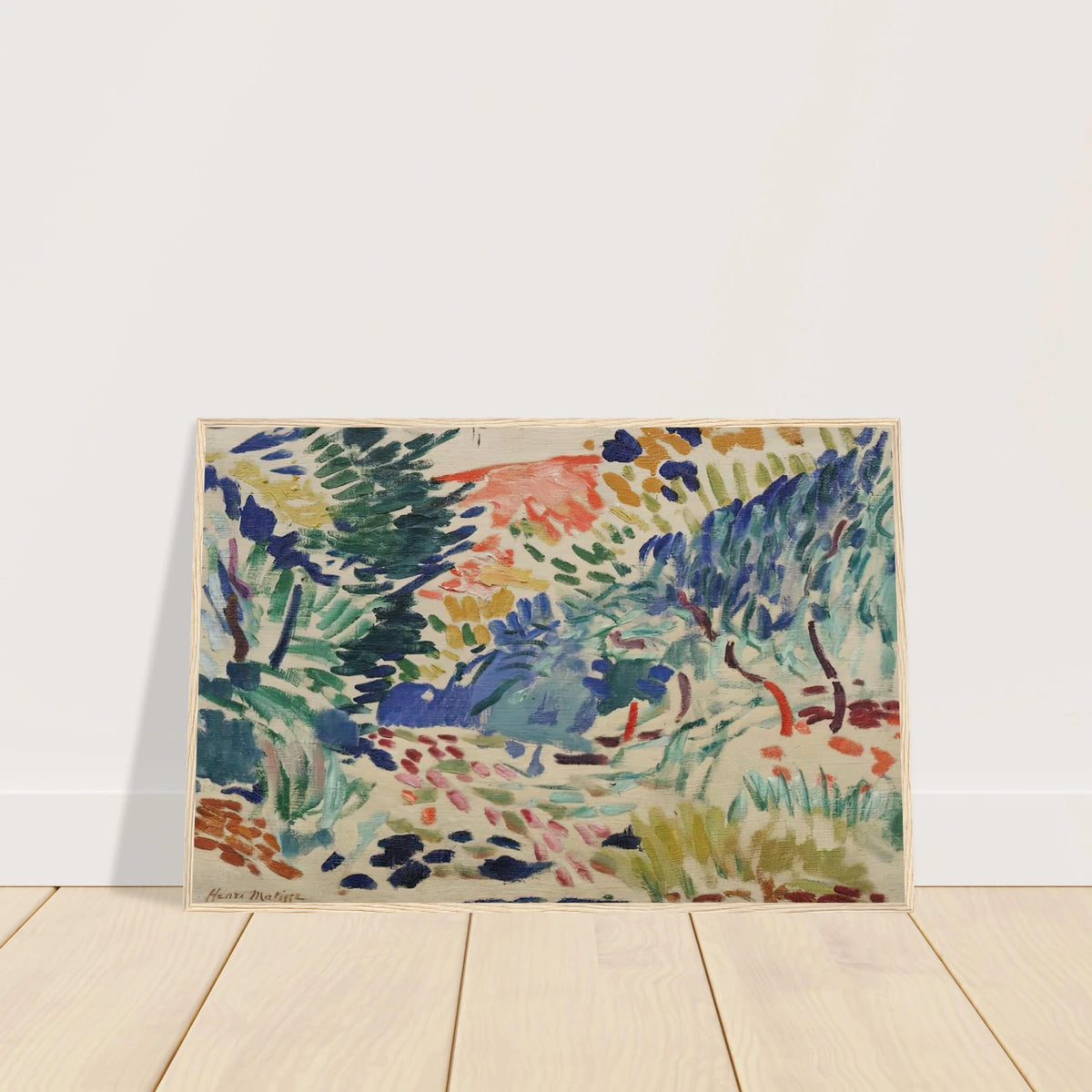 LANDSCAPE AT COLLIOURE 1905 Framed Poster | Henri Matisse Framed Prints Wall Art | Henri Matisse Print