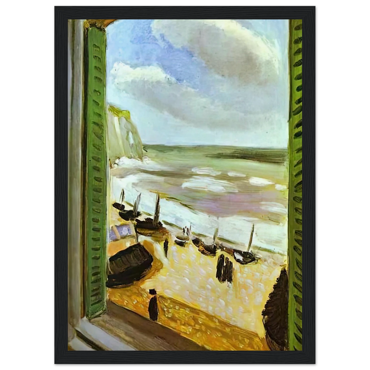 OPEN WINDOW AT COLLIOURE 1905 Framed Poster | Henri Matisse Framed Prints Wall Art | Henri Matisse Print