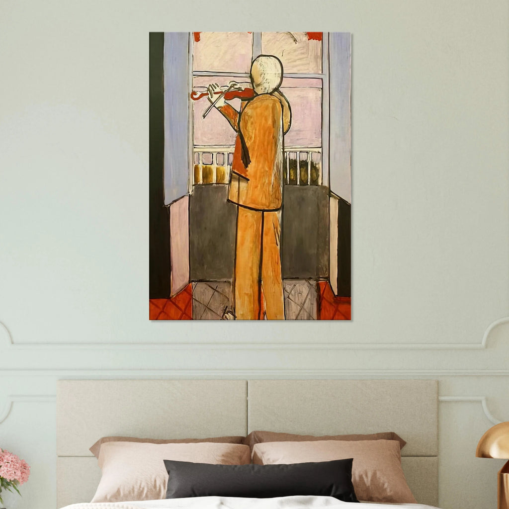 THE VIOLINIST AT THE WINDOW 1918 Canvas | Henri Matisse Canvas | Henri Matisse Print