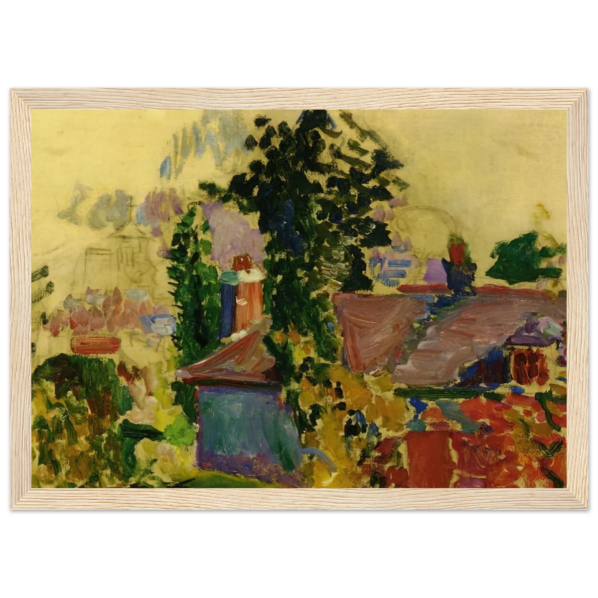 LANDSCAPE 1904 Framed Poster | Henri Matisse Framed Prints Wall Art | Henri Matisse Print