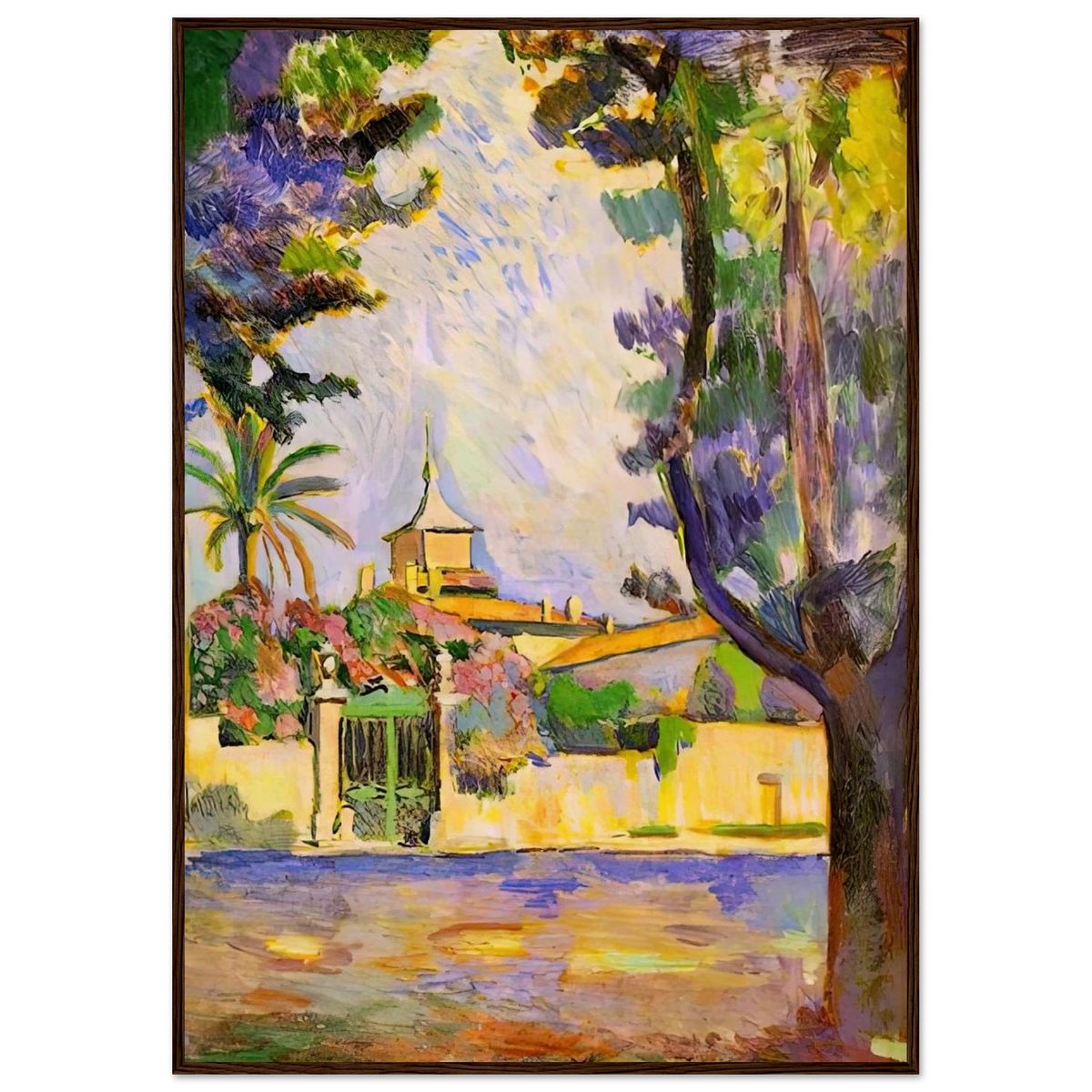 PLACE DES LICES ST TROPEZ 1904 Framed Poster | Henri Matisse Framed Prints Wall Art | Henri Matisse Print