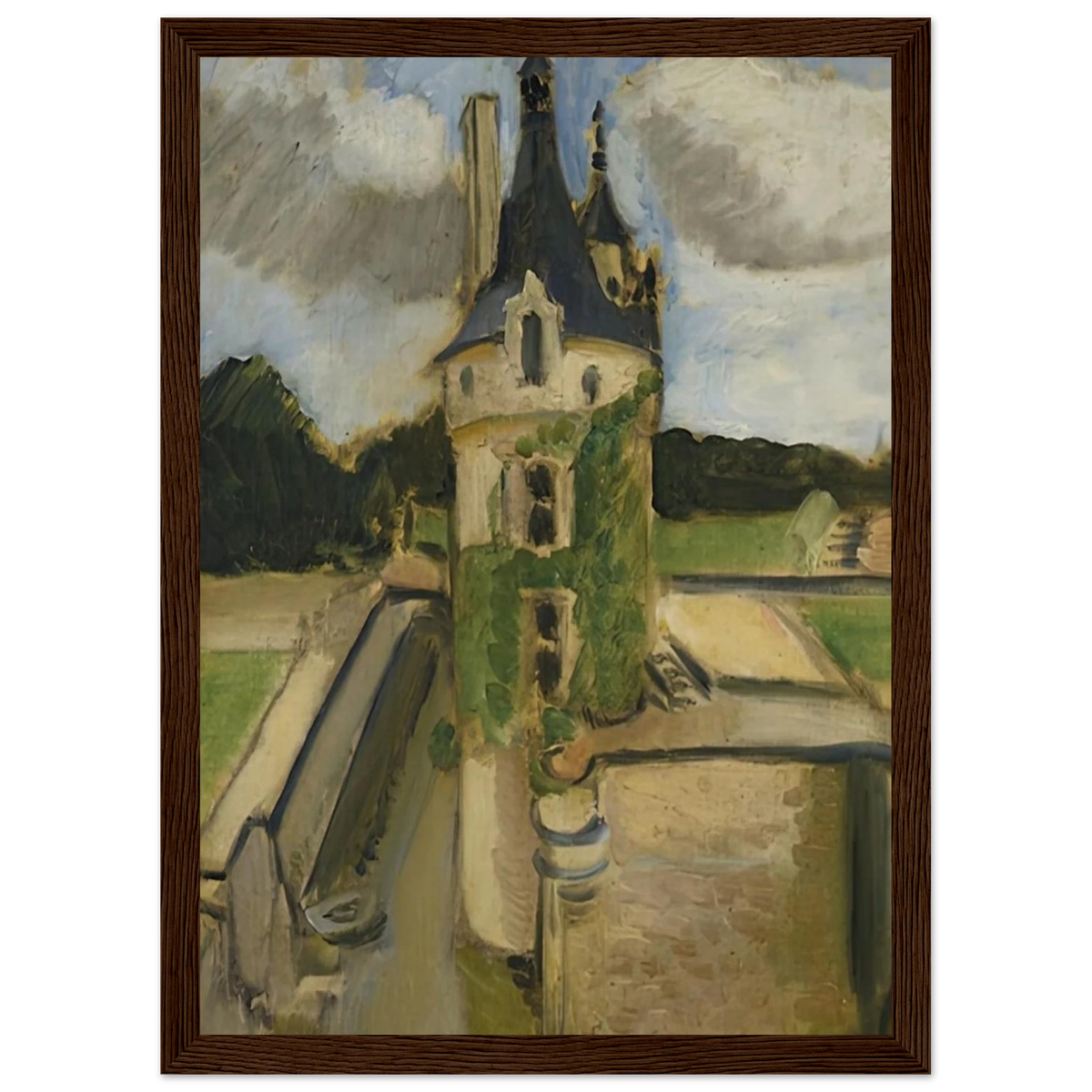 LLA TOUR DE CHENONCEAUX 1917 Framed Poster | Henri Matisse Framed Prints Wall Art | Henri Matisse Print