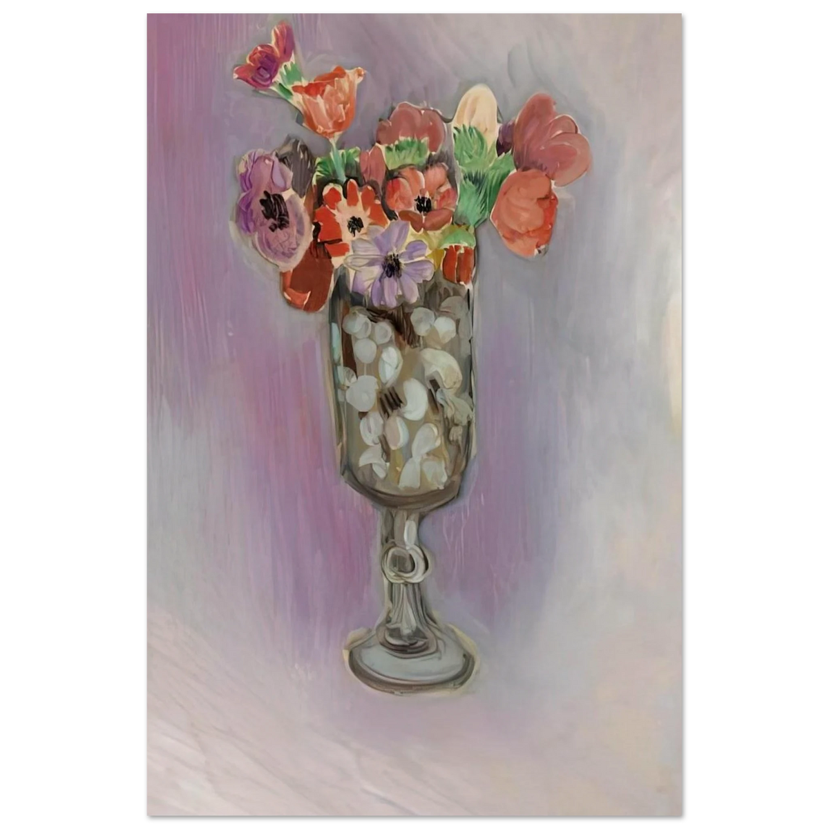 BOUQUET OF ANEMONES 1918 Poster | Henri Matisse Poster | Henri Matisse Print