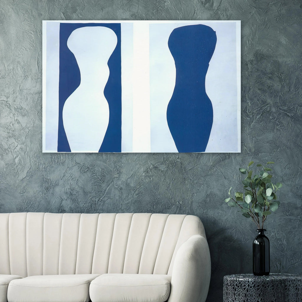WHITE TORSO AND BLUE TORSO 1944 Poster | Henri Matisse Poster | Henri Matisse Print