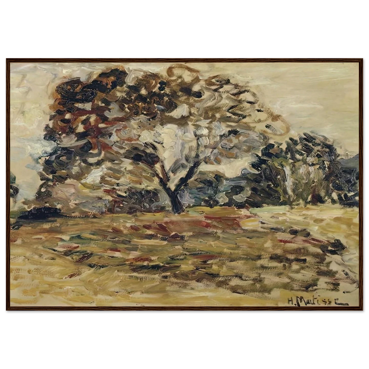 LANDSCAPE OF CORSICA 1 Framed Poster | Henri Matisse Framed Prints Wall Art | Henri Matisse Print