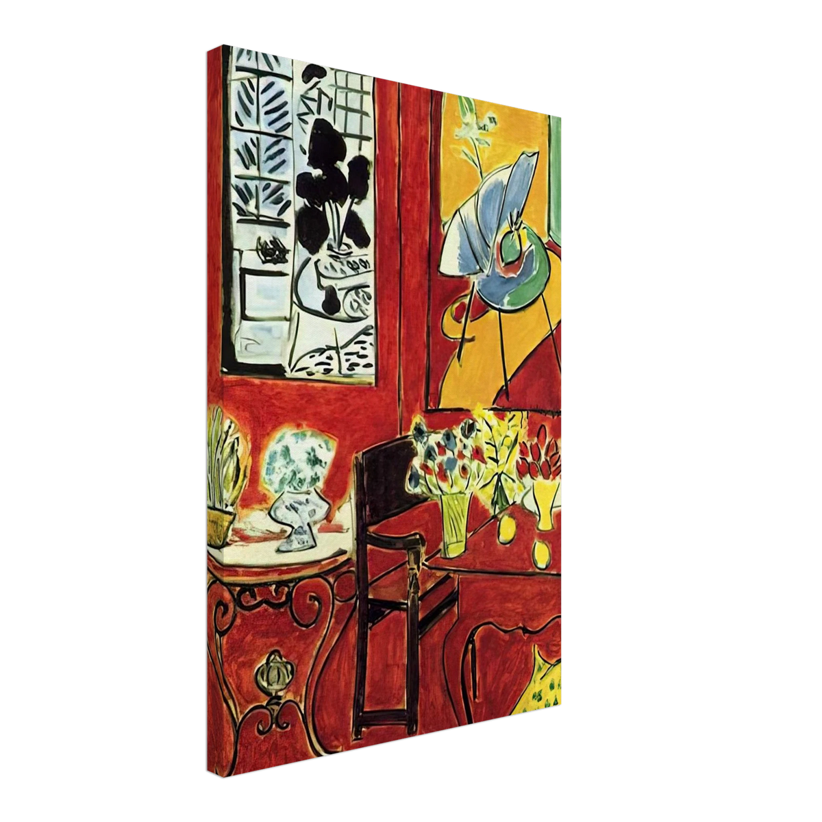 LARGE RED INTERIOR 1948 Canvas | Henri Matisse Canvas | Henri Matisse Print