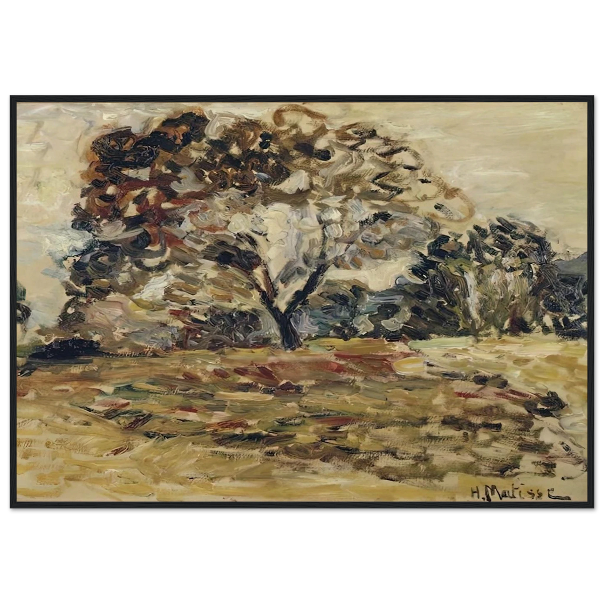 LANDSCAPE OF CORSICA 1 Framed Poster | Henri Matisse Framed Prints Wall Art | Henri Matisse Print