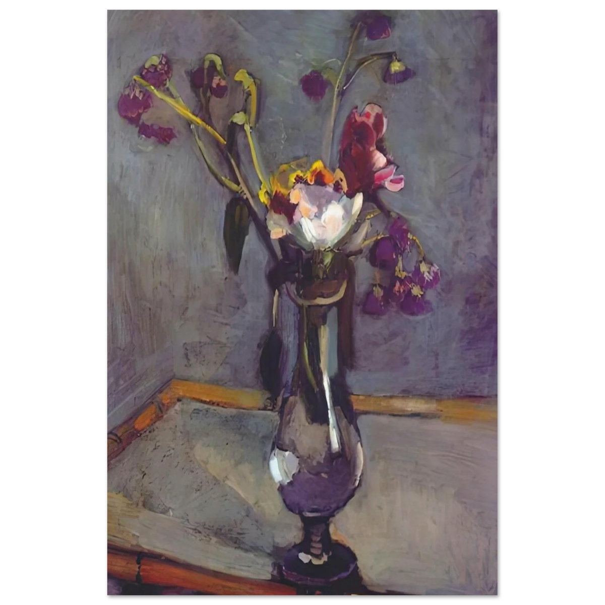 BOUQUET ON A BAMBOO TABLE 1903 Poster | Henri Matisse Poster | Henri Matisse Print