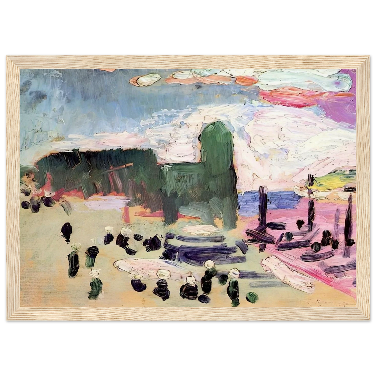 COLLIOURE 1905 Framed Poster | Henri Matisse Framed Prints Wall Art | Henri Matisse Print