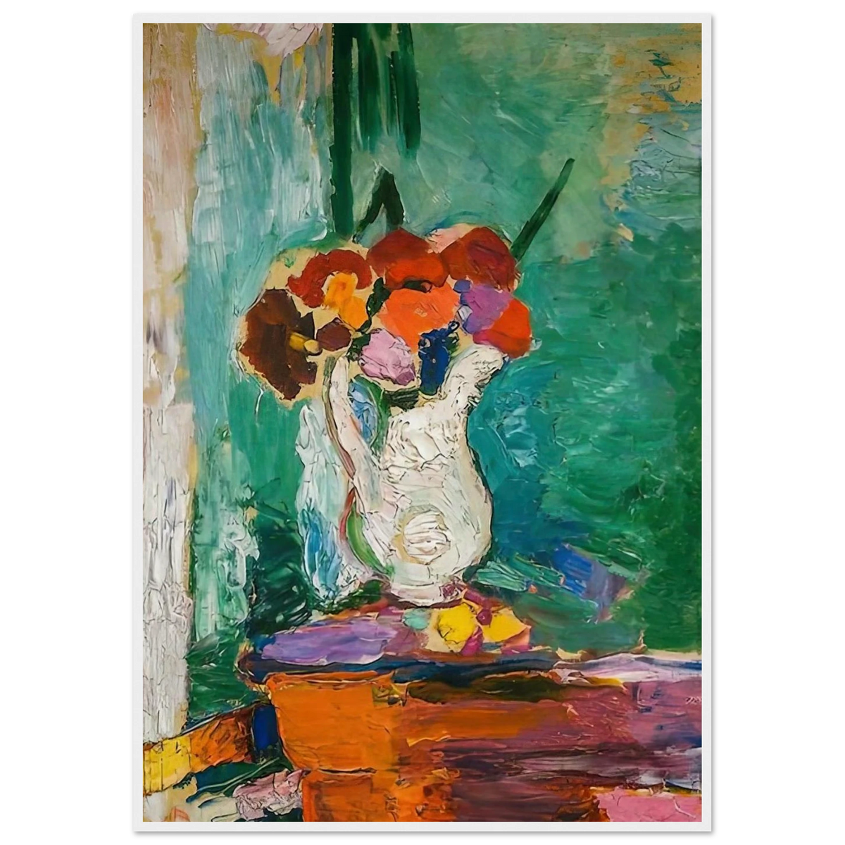 FLOWERS 1907 Framed Poster | Henri Matisse Framed Prints Wall Art | Henri Matisse Print