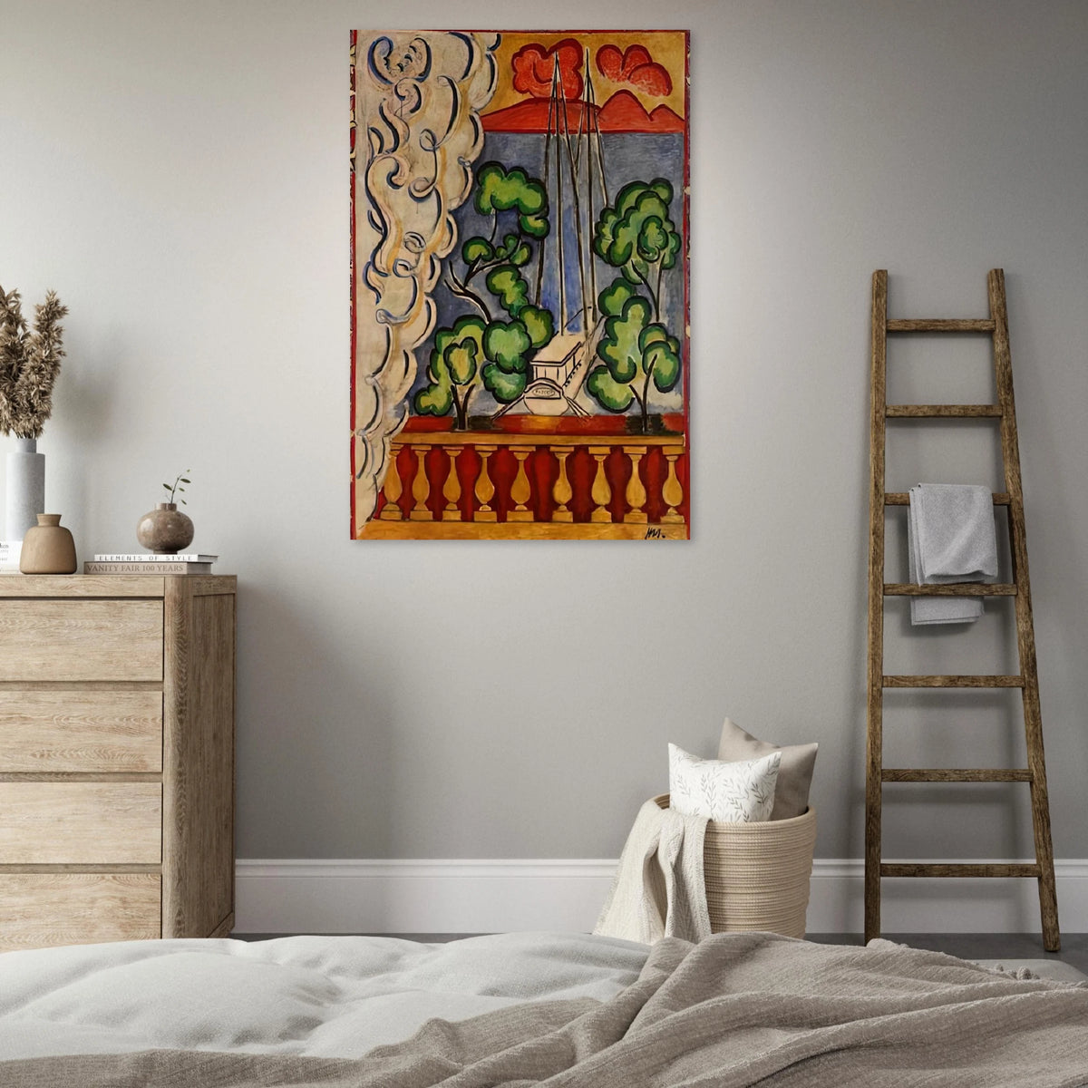 BOUQUET OF DAHLIAS AND WHITE BOOK 1923 Poster | Henri Matisse Poster | Henri Matisse Print