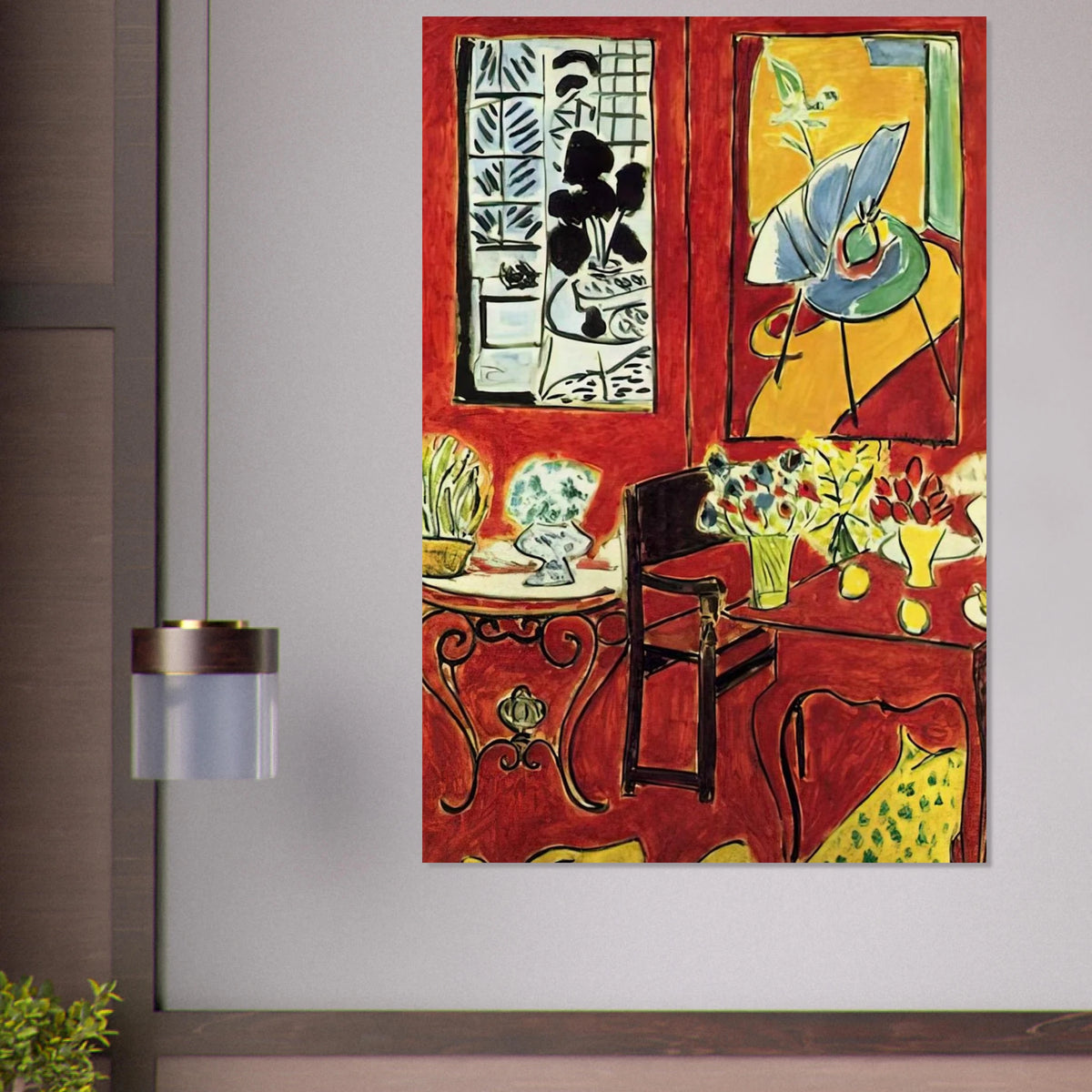 LARGE RED INTERIOR 1948 Poster | Henri Matisse Poster | Henri Matisse Print
