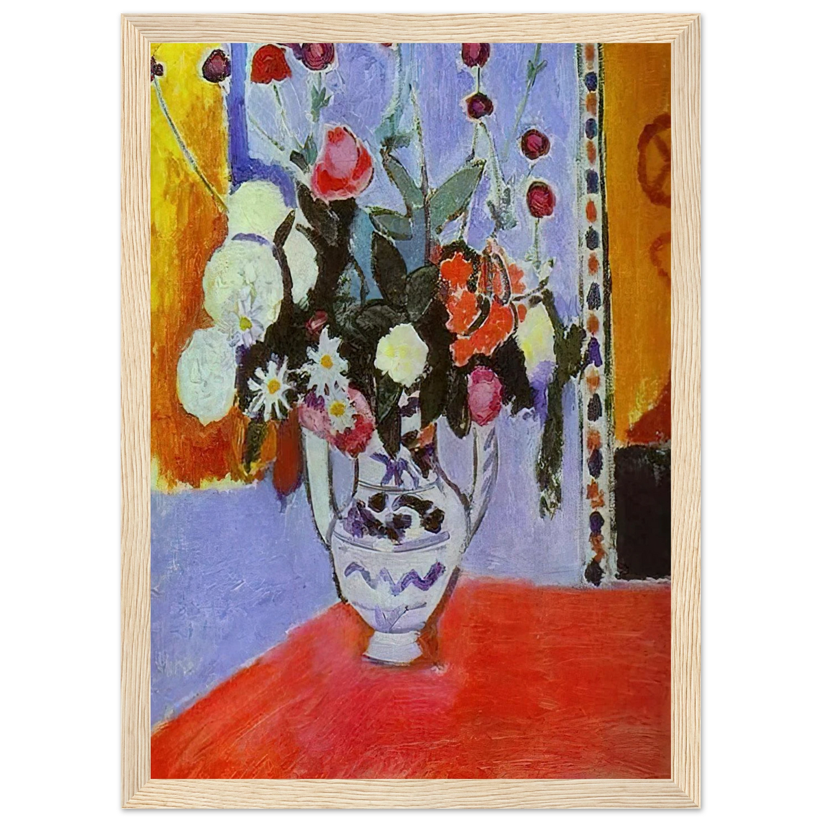 A BUNCH OF FLOWERS 1907 Framed Poster | Henri Matisse Framed Prints Wall Art | Henri Matisse Print