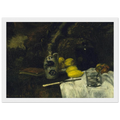 LEMONS AND BOTTLE OF DUTCH GIN 1896 Framed Poster | Henri Matisse Framed Prints Wall Art | Henri Matisse Print