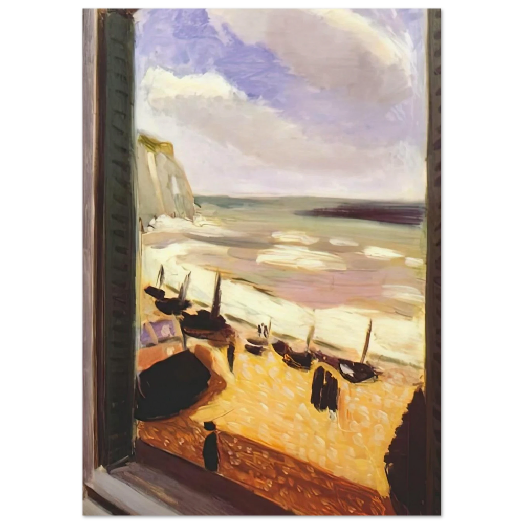 OPEN WINDOW AT ETRETAT 1921 Poster | Henri Matisse Poster | Henri Matisse Print
