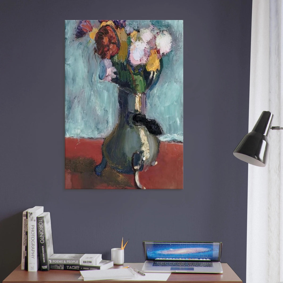 BOUQUET OF FLOWERS IN CHOCOLATE 1902 Canvas | Henri Matisse Canvas | Henri Matisse Print