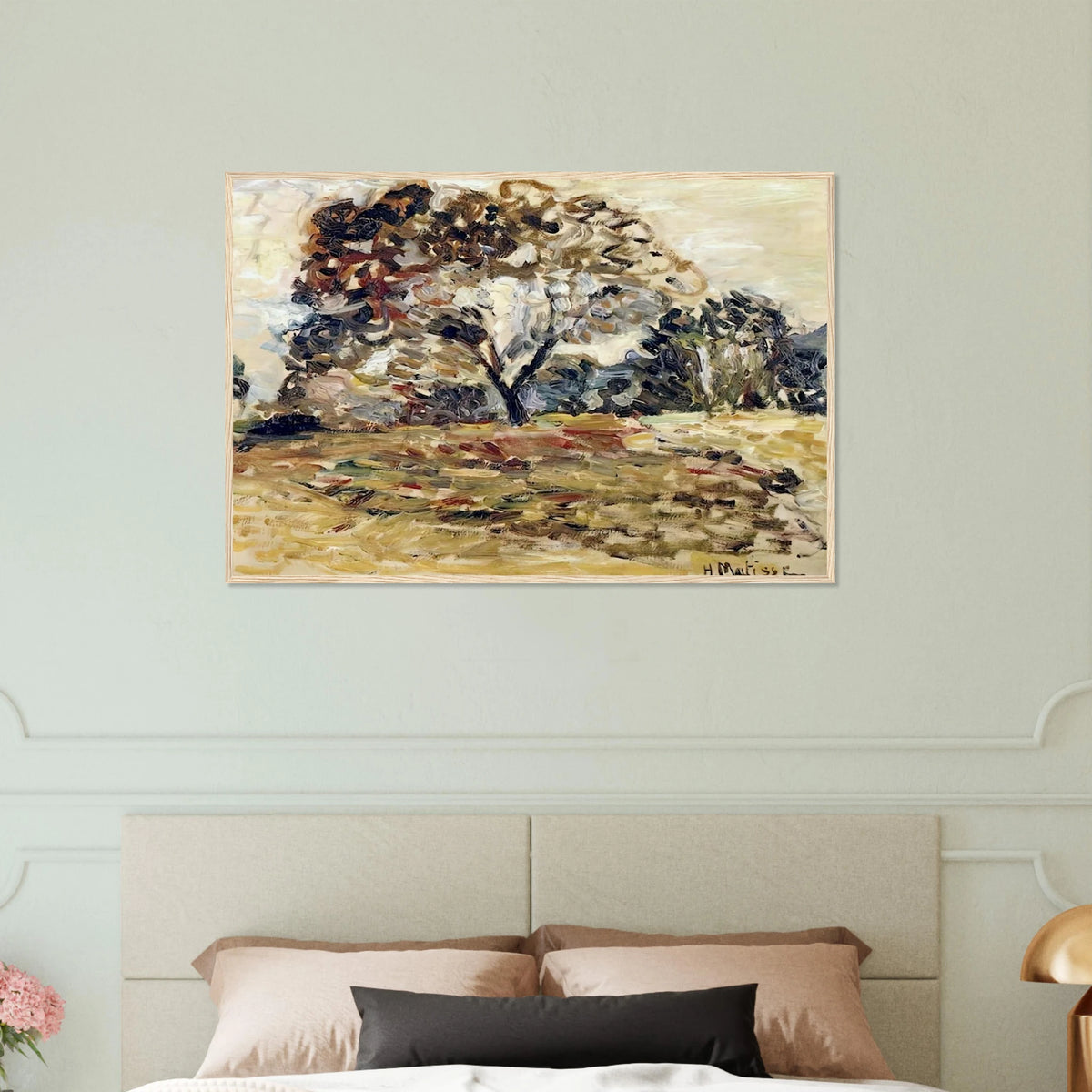 LANDSCAPE OF CORSICA 1898 Framed Poster | Henri Matisse Framed Prints Wall Art | Henri Matisse Print