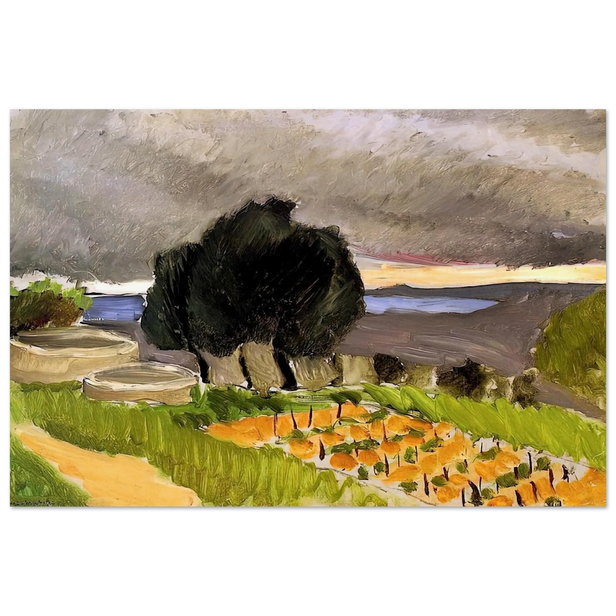 LANDSCAPE OF THE MIDI BEFORE THE STORM 1921 Poster | Henri Matisse Poster | Henri Matisse Print