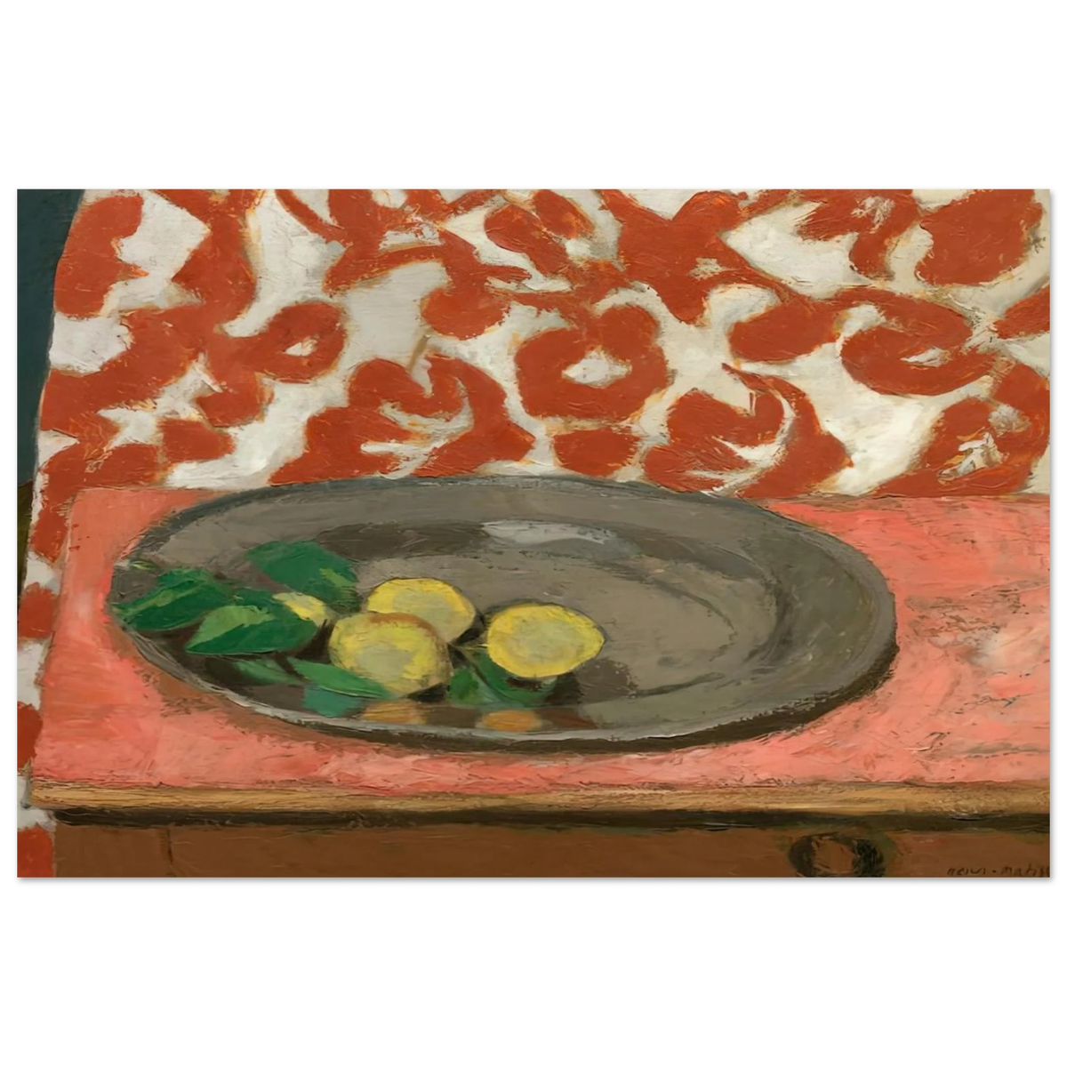 LEMONS ON A PEWTER PLATE 1929 Poster | Henri Matisse Poster | Henri Matisse Print