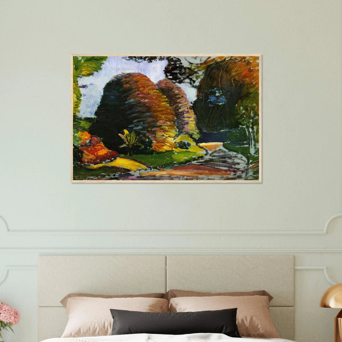 LUXEMBOURG GARDENS 1903 Framed Poster | Henri Matisse Framed Prints Wall Art | Henri Matisse Print